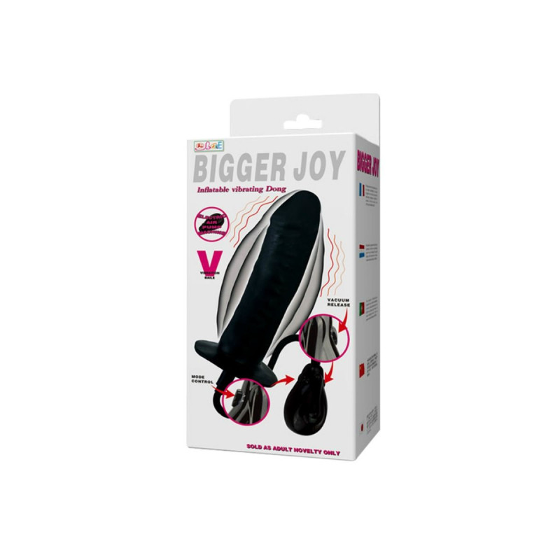 Baile - Bigger Joy Dildo Hinchable Con Vibración 16 Cm | Vybes.it