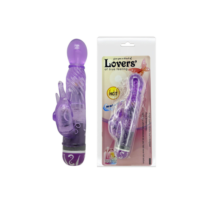 Baile - Vibrador Multivelocidad Con Estimulador Lila | Vybes.it