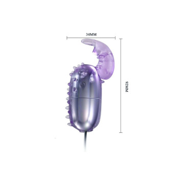 Baile - Super Vibrator Huevo Vibrador Con Estimulador | Vybes.it