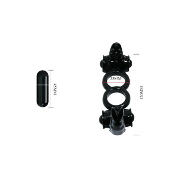 Baile - Sweet Ring Anillo Doble Con Rabbit Doble | Vybes.it