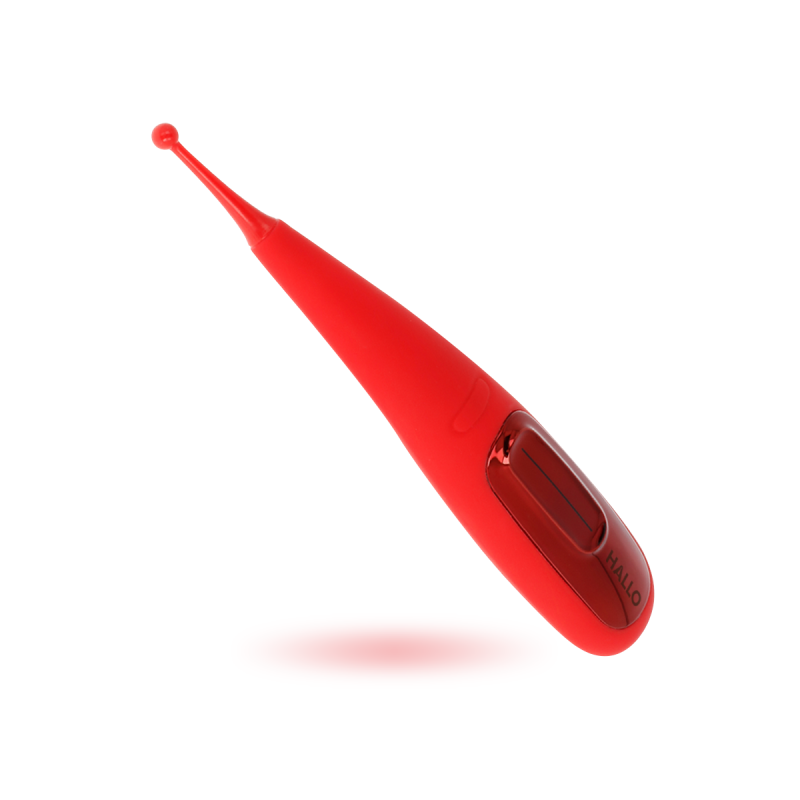Hallo - Focus Potente Vibrador Touch Rojo | Vybes.it