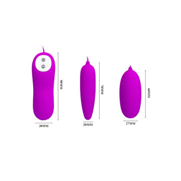 Pretty Love - Irma Huevo Vibrador Doble | Vybes.it