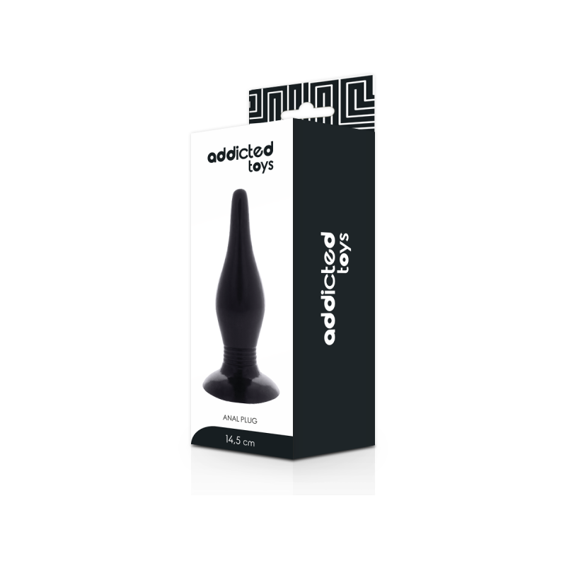 ADDICTED TOYS - PLUG ANAL 14.5 CM NOIR - Bouchons anaux