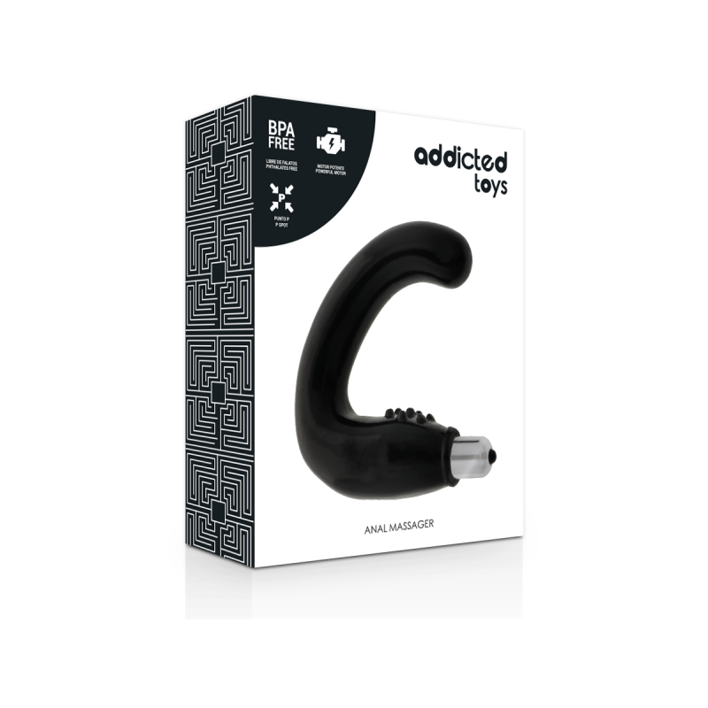 ADDICTED TOYS Anal-Massager Schwarz: Analplug | Vybes.it
