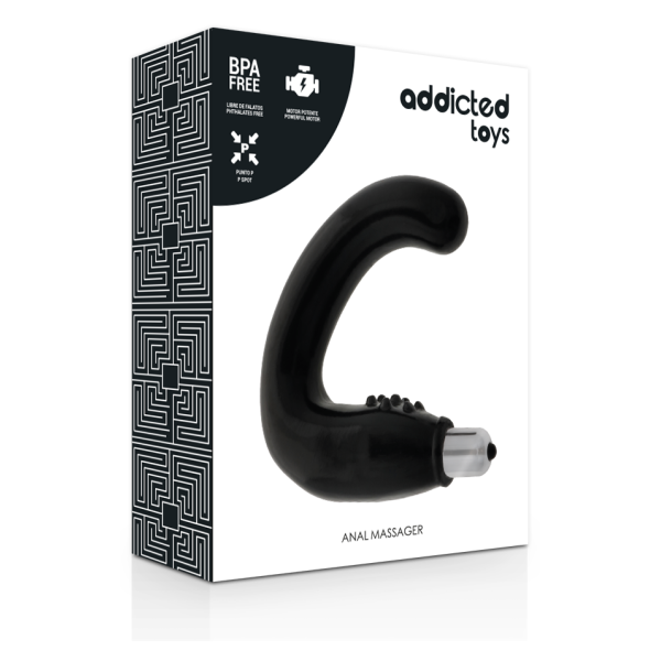 ADDICTED TOYS - ANALMASSAGER SCHWARZ