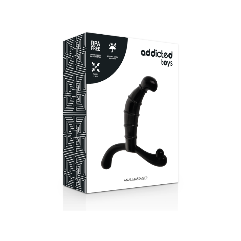 ADDICTED TOYS Piacere Anale Della Prostata Nero: massaggiatore prostatico | Vybes.it