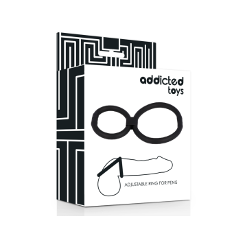 ADDICTED TOYS - ADJUSTABLE RINGS FOR PENIS - Cockrings without vibrat…
