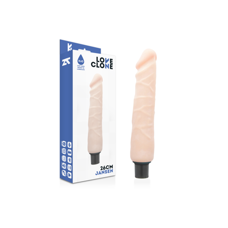Loveclone - Jansen Self Lubrication Vibrator 26 Cm - O - 4.2 Cm |