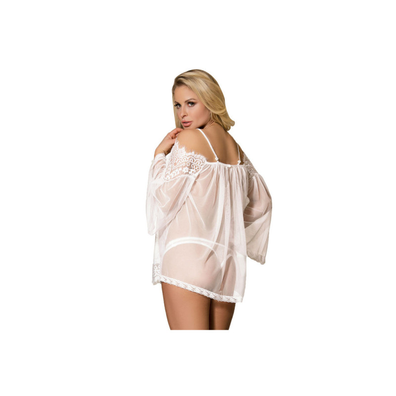 Subblime - Babydoll Blanco Mangas Acampanadas S/M | Vybes.it