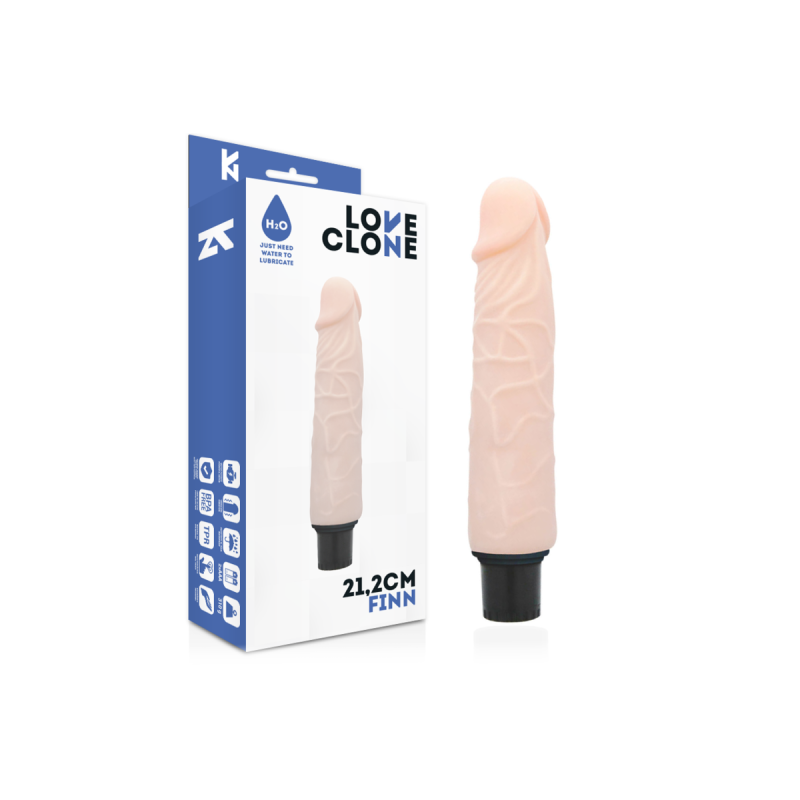 Loveclone - Vibratore Autolubrificante Finn 21.2 Cm - O - 3.8 Cm |