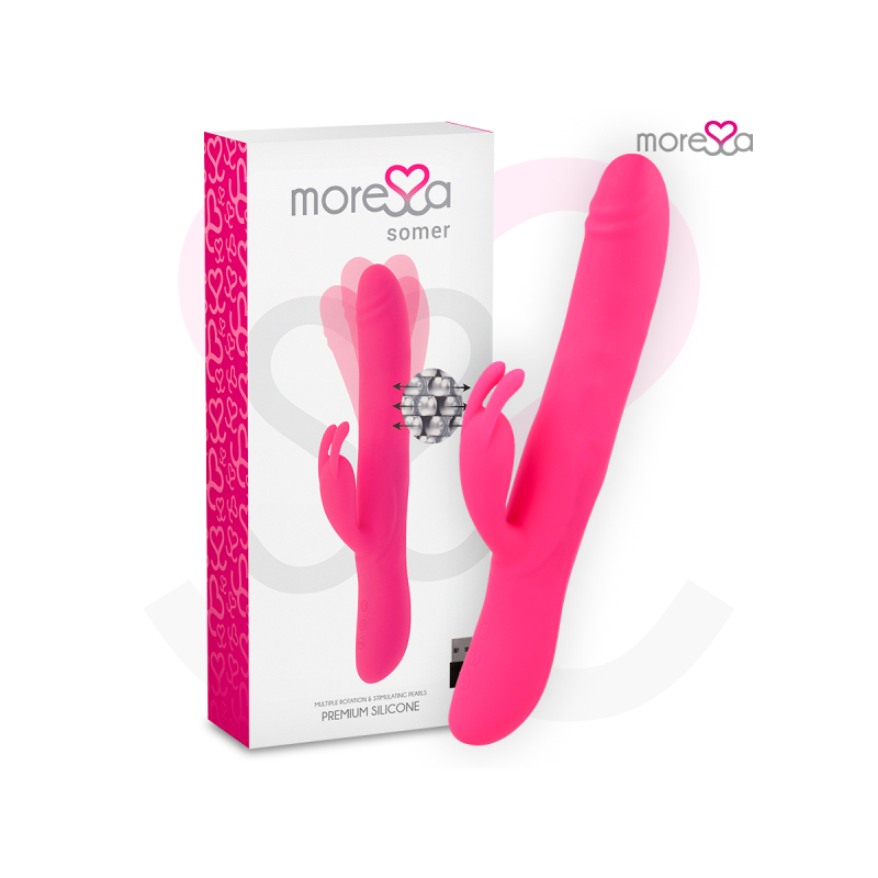 Moressa - Somer Rotador Perlado Y Potente Vibración Silicona
