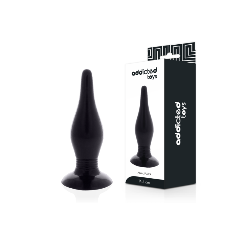 ADDICTED TOYS - ANAL PLUG 14.5 CM BLACK - Plugs | Vybes.it