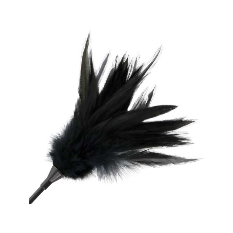 DARKNESS - FOUET À PLUMES NOIRES - DARKNESS SENSATIONS - Boas et plum…