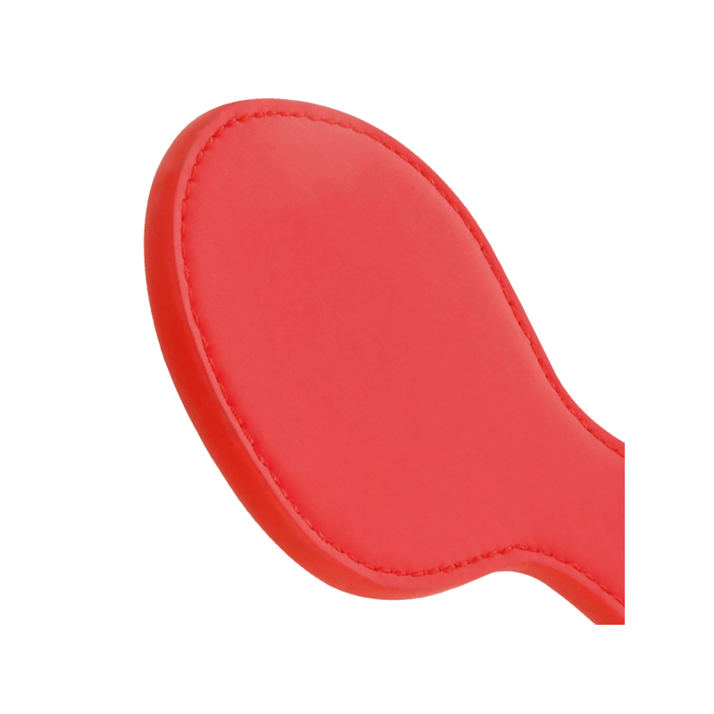 DARKNESS - RED ROUNDED FETISH PADDLE - DARKNESS SENSATIONS - BDSM pad…