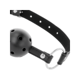 DARKNESS - BAVAGLINO TRASPIRANTE NERO - DARKNESS BONDAGE - Mascelle