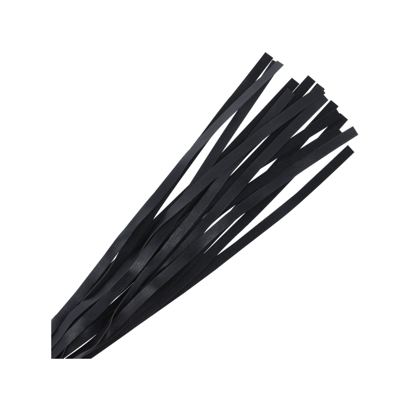 DARKNESS - BLACK BONDAGE WHIP 45 CM - DARKNESS SENSATIONS - BDSM whips