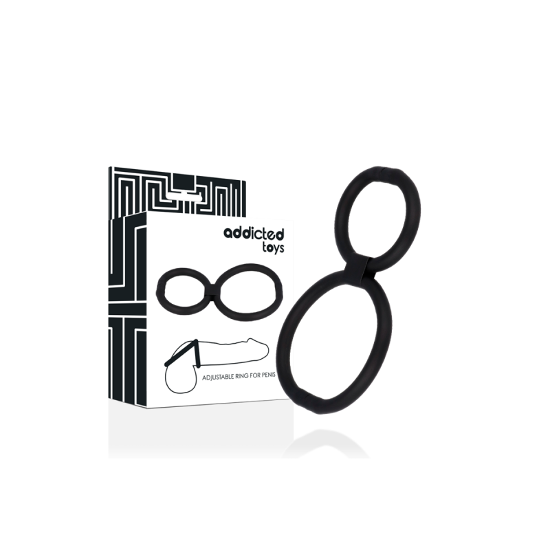 ADDICTED TOYS - VERSTELLBARE RINGE FÜR PENIS - Cockringe ohne Vibrati…