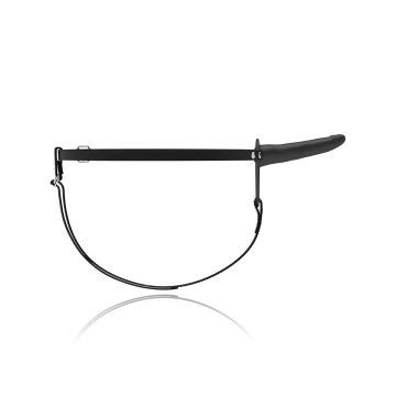 Fetish Submissive Harness - Silicona Negro 15 Cm | Vybes.it