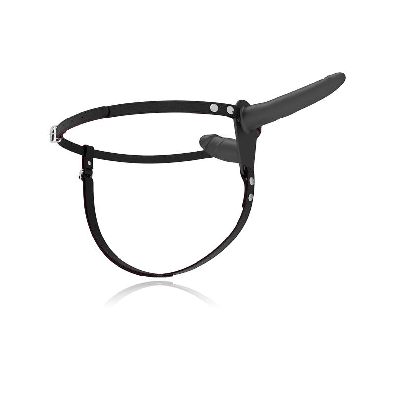 Fetish Submissive Harness - Vibrateur Noir Double Pénétration |