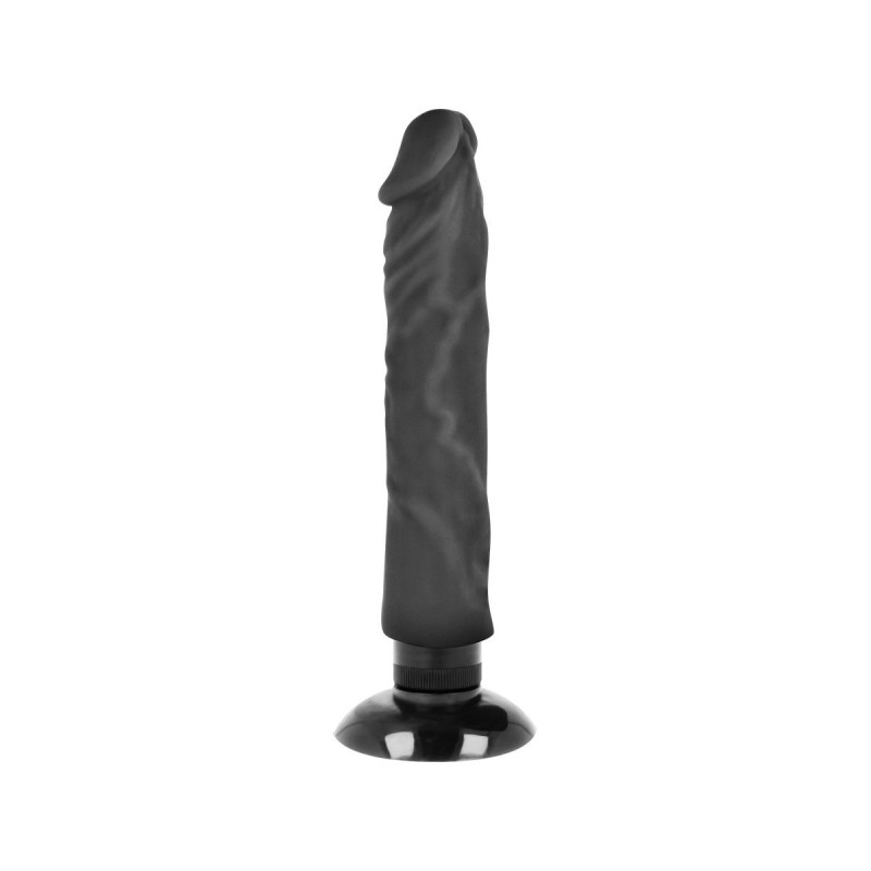 Basecock - Vibrateur Réaliste 2 - 1 Noir 20 Cm - O - 4 Cm | Vybes.it