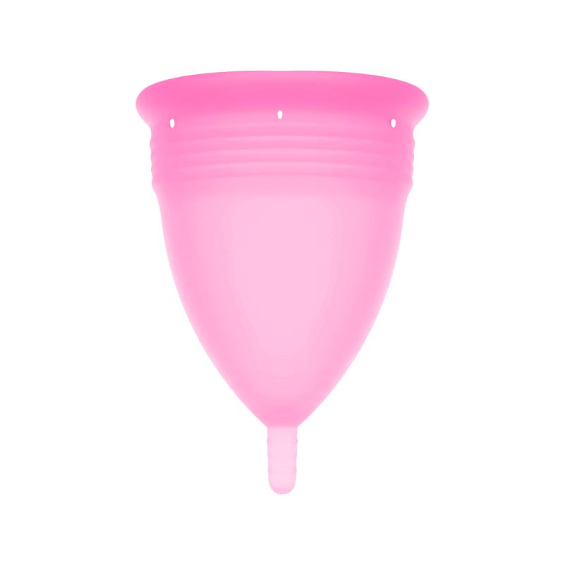 STERCUP - COPPA MESTRUALE IN SILICONE FDA ROSA - TAGLIA S - Coppa vag…