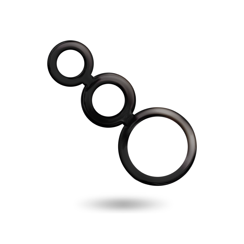 ADDICTED TOYS - SET DI ANELLI PER PENE - FUMO - Cockring senza vibraz…