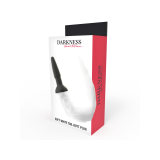 Darkness - Plug Anal Silicona Con Cola Blanca | Vybes.it