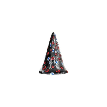 ALL BLACK - SPINA TRIANGOLARE 30 CM - Tappi anali | Vybes.it