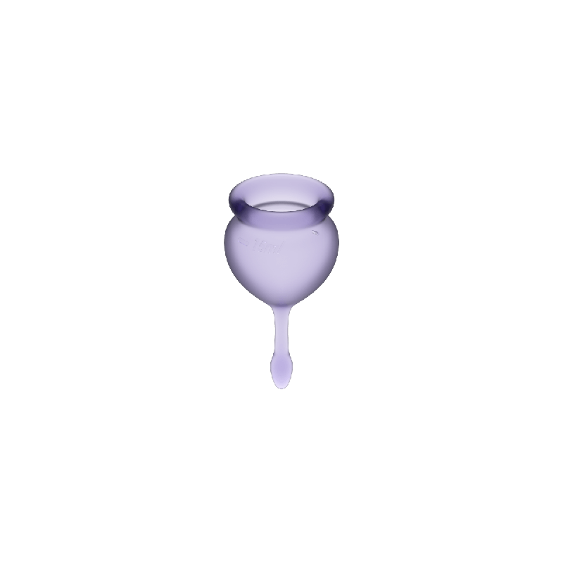 SATISFYER - COPPA MESTRUALE FEEL GOOD VIOLA 15 + 20 ML - SATISFYER ME…