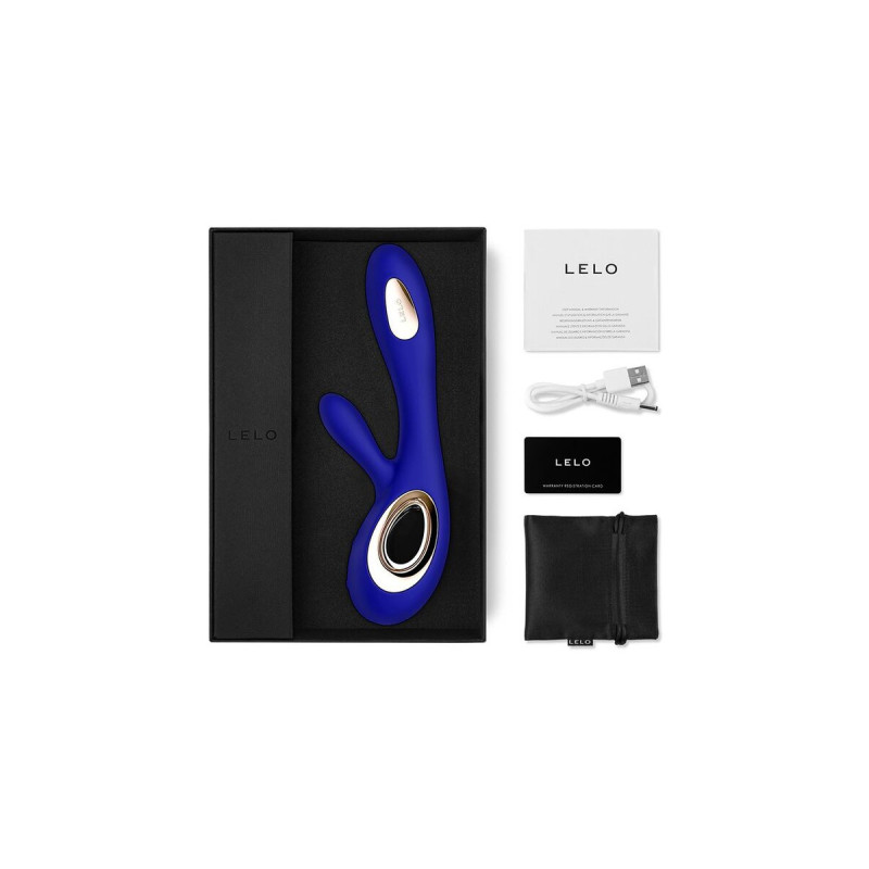 Lelo - Soraya Wave Vibrador Rabbit Midnight Azul | Vybes.it