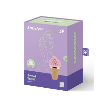 Satisfyer - Sweet Treat Spinnator Marrón & Rosa | Vybes.it