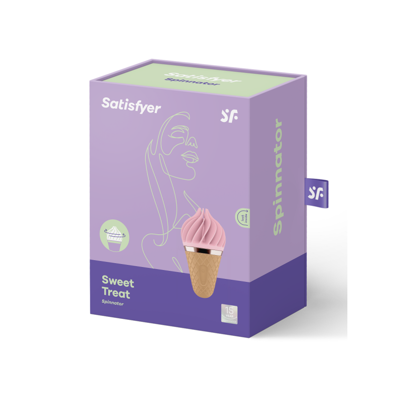 Satisfyer - Süsses Lecker Spinnator Braun & Rosa | Vybes.it
