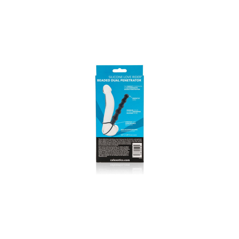 Calexotics - Perle Double Pénétrateur Noir | Vybes.it