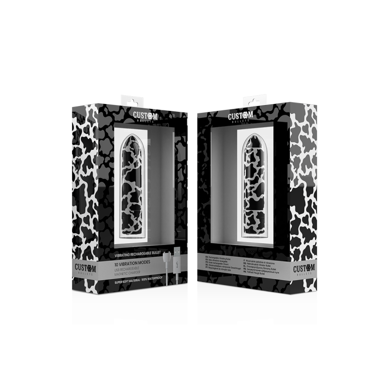 Custom Bullets - Bala Recargable Cow 10 Intensidades | Vybes.it