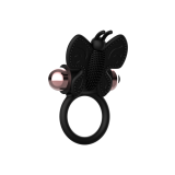 Coquette Chic Desire - Cock Ring Butterfly Anillo Vibrador Negro /