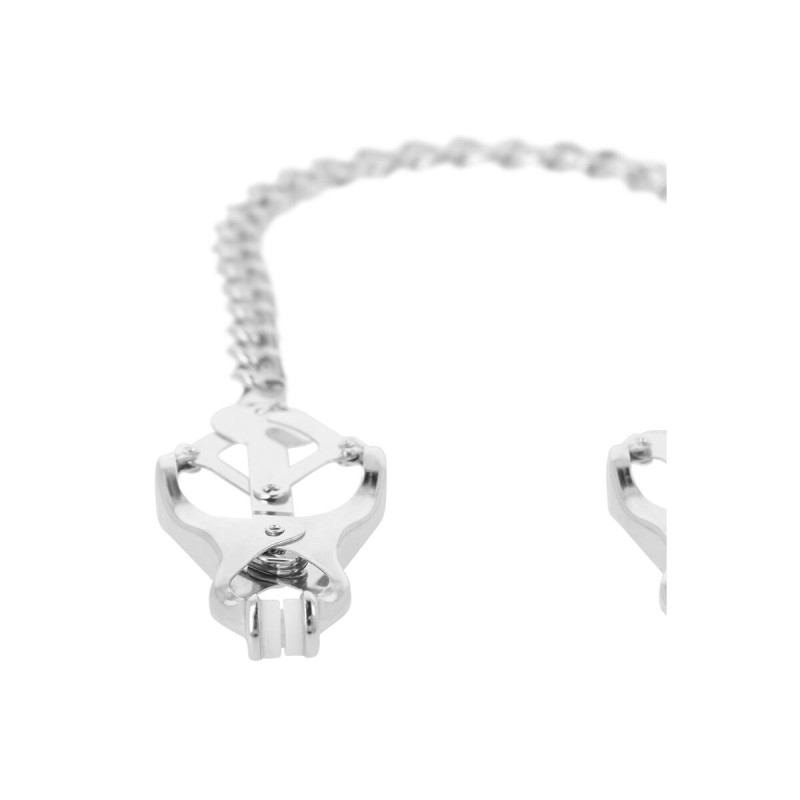 DARKNESS - PINZA PER CAPEZZOLI IN METALLO CON CATENA - DARKNESS BONDA…