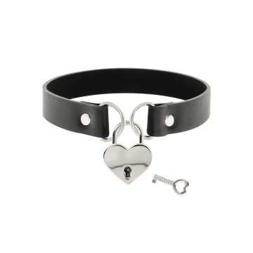Coquette Chic Desire - Vegane Leder - Halskette Mit Herz