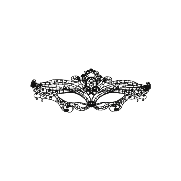 Coquette Chic Desire - Antifaz Encaje Negro Fino | Vybes.it