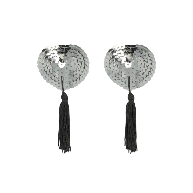 Coquette Chic Desire - Cubre Pezones Silver | Vybes.it