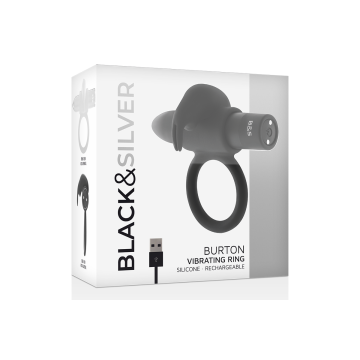 Black&Silver - Burton Ring 10 Modes De Vibration Noir | Vybes.it