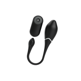 Black&Silver - Jenell Rechargeable Vibrating Egg | Vybes.it