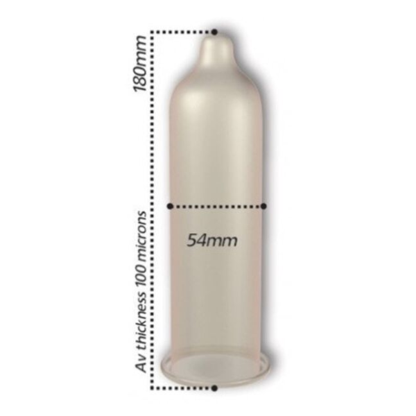 PASANTE - EXTRA EXTRA THICK CONDOMS WITH ADDITIONAL LUBRICATION 144 PACK