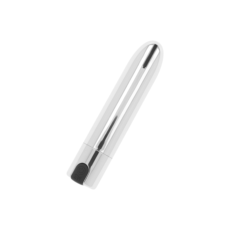 OHMAMA - SILVER VIBRATING BULLET 9.5 CM - OHMAMA STIMULATING - BULLETS