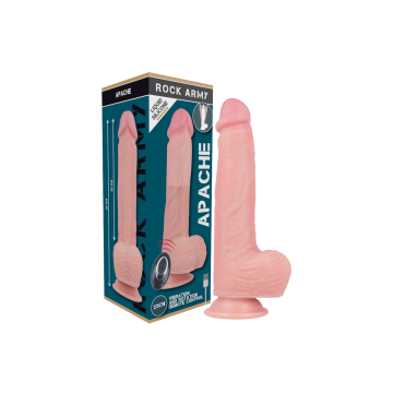 Rockarmy - Harness + Liquid Silicone Vibrator Premium Apache Remote