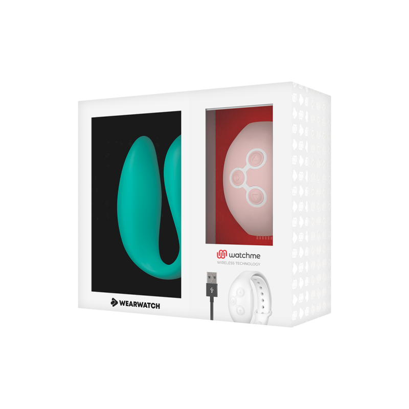 Wearwatch - Vibrador Dual Technology Watchme Agua Marina / Rosa |