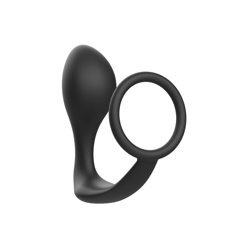 Addicted Toys - Plug Anal Con Anillo Silicona Negro | Vybes.it