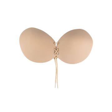 BYE-BRA - SUJETADOR ADHESIVO ENTRELAZADO BEIGE COPA C
