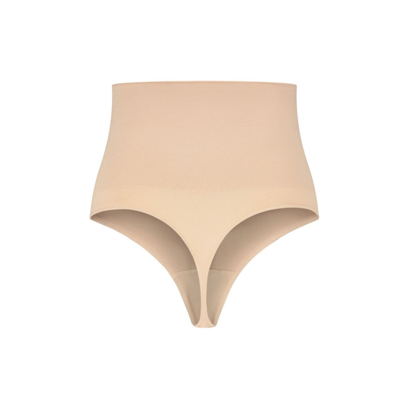 Bye - Bra - Faja Sin Costuras Estilo Tanga Beige Talla L | Vybes.it