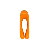 Satisfyer - Candy Cane Vibrador Dedo Naranja | Vybes.it