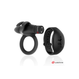 Black&Silver - Agron Remote Control Cockring Watchme | Vybes.it